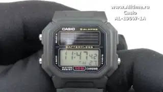 Мужские японские наручные часы Casio AL-190W-1A