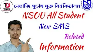 NSOU All Students New SMS Related Information