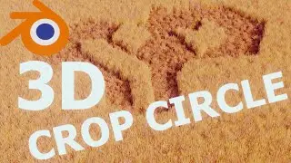 Make 3D Crop Circles! In Blender