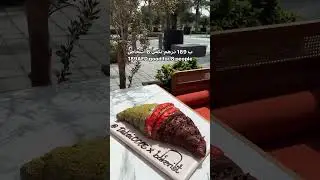 The viral giant croissant & coffee in dubai #foryou #trending #food #dubailife #dubai