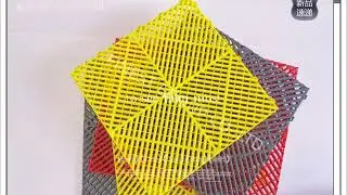 Strength Car Garage Floor, Grate Plastic Modular Interlocking Tiles, PP Interlocking Garage Floor Ti