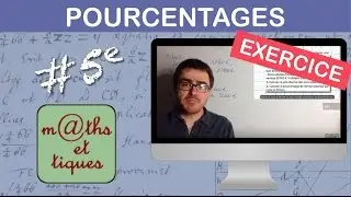 EXERCICE : Calculer des pourcentages - Cinquième