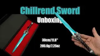 Unboxing The Elder Scrolls Oblivion 1:3 Scale Chillrend Sword!