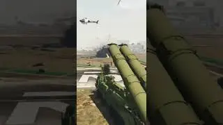 Iranian special missile S _500 attack on Israeli military vehicles air base GTA 5