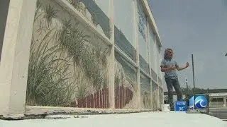 Stephanie Harris reports on Beach Pharmacy mural