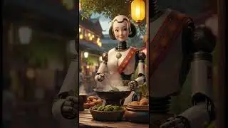 #roboticsfuture #robots #cooking #midjourney #robotchef #aiart #thailand #ai
