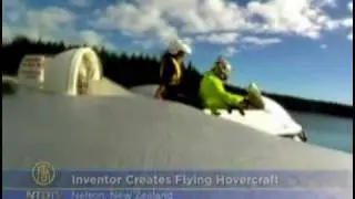 N.Z Inventor Creates Flying Hovercraft