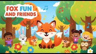 Fox Fun and Friends Song for Kids | Playful Friendship Animal Song