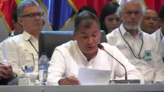 Discurso Presidente Ecuador CELAC Puntacana