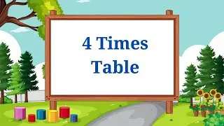 Math Tips and Tricks | 4 Times Table | 3 Fast, fun and easy way to learn