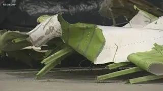 Piecing together debris from cargo plane crash in Trinity Bay