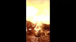 Queima de p&oacute;lvora flash com trisulfeto de antim&ocirc;nio (antimony trisulfide flash powder) #shorts