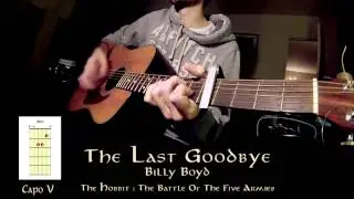 The Last Goodbye - Guitar Lesson (The Hobbit ~ Billy Boyd)
