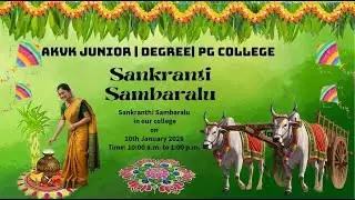 Sankranthi Sambaralu(AKVK JR & DEGREE COLLEGE)