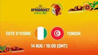 LIVE - Cote d'Ivoire v Tunisia - FIBA Women's Afrobasket 2019