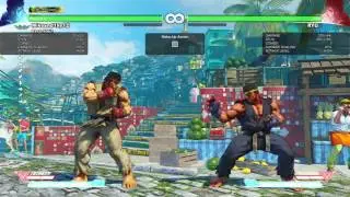 Street Fighter V &mdash; Ryu: нормальный и безопасный прыжок назад