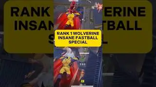 RANK 1 WOLVERINE INSANE FASTBALL SPECIAL #marvelrivals #marvelrivalsclips #necros #epicmoments