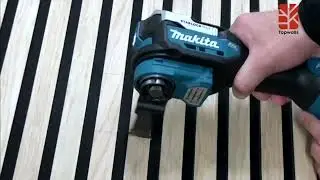 Akupanel zagen met een multitool.