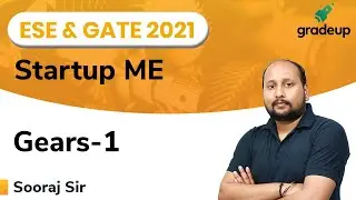 Gears 1 |  Theory of Machines Questions | ESE and GATE21 | Sooraj  Sir | Gradeup