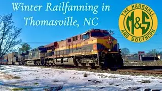 Winter Railfanning In Thomasville, NC