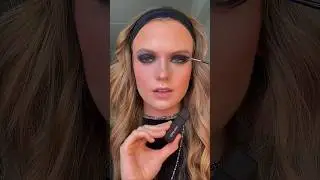black glitter smokey eye using lemonhead LA&rsquo;s spacepaste ✨