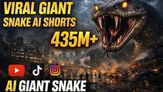 How I Create Viral Giant Snake AI Videos (Full Process)