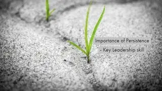 Importance of Persistence - Key Leadership skill
