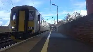 156418 Departs Stowmarket P1 (16/10/2017)