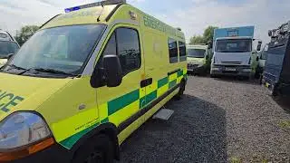 OLD WELL USED AMBULANCE, 2009 09 RENAULT MASTER 2.5 DCI, AMBULANCE, PTS, HDU