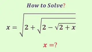 Can you solve this irrational  equation?  | Mathematics algebra problem | Olympiad Question | x=?