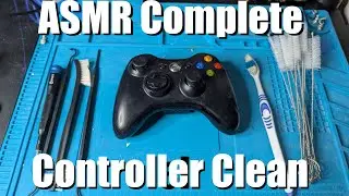 ASMR Xbox 360 Controller Disassembly & Deep Cleaning | Relaxing Controller Cleaning Sounds