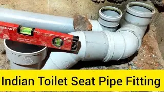 How To Install Indian Toilet Seat At home ! Indian Toilet Seat Fitting! Indian Toilet Seat P Drap 🚽