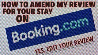 Booking.com ⭐️ How To EDIT A Guest Review Feedback on Booking.com in 2025