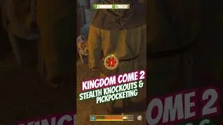 How to do stealth takedowns and pickpocketing in Kingdom Come Deliverance 2 #kcd2 #videogames