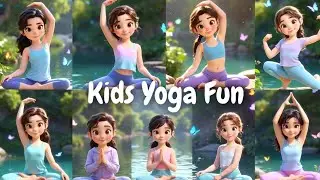 Fun Kids Yoga Long Workout | Easy Daily Yoga Poses
