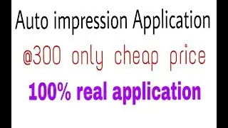 Auto impression Earning application