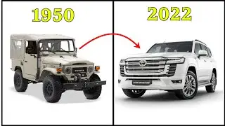 Evolution of Toyota Land cruiser (1950-2022)