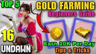 Undawn | Gold Farming | Earn 20K Per Day | Begineer Guide | #rhodegamer #undawn #iosgameplay