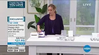 Diamond Press Happy Mail PullTab Stamp and Die Kit