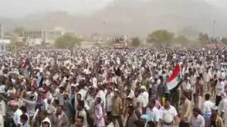Revolution of South Yemen .. Funeral of the martyr Taufik Aljaadi.. AlDhalea 04/07/09