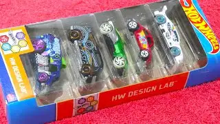 2023 Hot Wheels DESIGN LAB 5 Pack