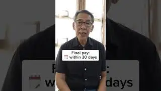 Delayed final pay? Ito ang #LegalLifehack para hindi na maghintay ng matagal! #AttyChelDiokno