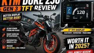 KTM Duke 250 Gen3 TFT Display Review 😱 Better than other bikes #ktm #tftdisplay #duke