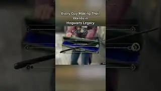 Every Guy Making Their WAND in Hogwarts Legacy! 😂