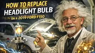 HOW TO REPLACE HEADLIGHT BULB ON A 2019 FORD F150