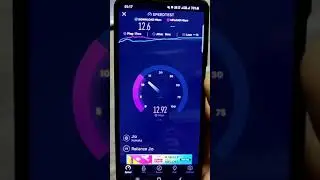 Samsung F62 Jio Sim speed test|Network Strength|Unboxing in Description|