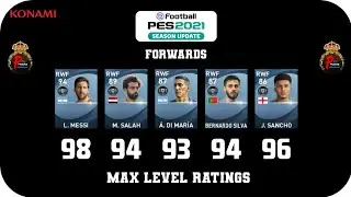 PES 2021 | Official 121 Black Balls @Max Level Ratings