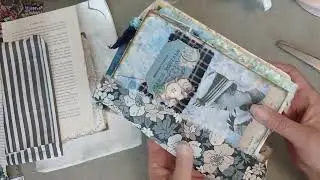 Easy print your own fabric & treasured page journal  #junkjournalideas  @lynnettehall8615