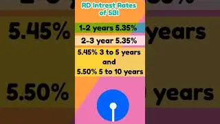 Sbi fixed deposit interest rates 2022 | Sbi rd interest rates 2022