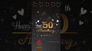 Happy 50th Anniversary Wishes | Best 50th Anniversary Wishes for Couple #shorts